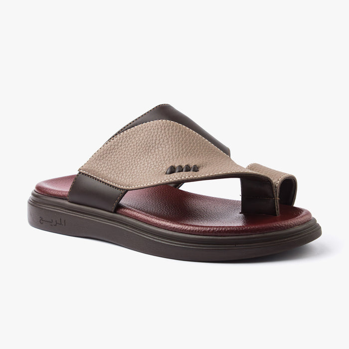 حذاء شرقي تركي طبي ( بني & بيج )