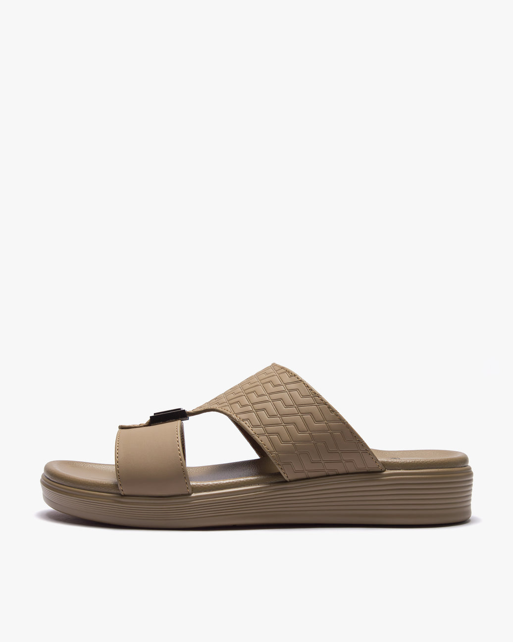 نعال خليجي طبي بنقشة هندسية (بيج)