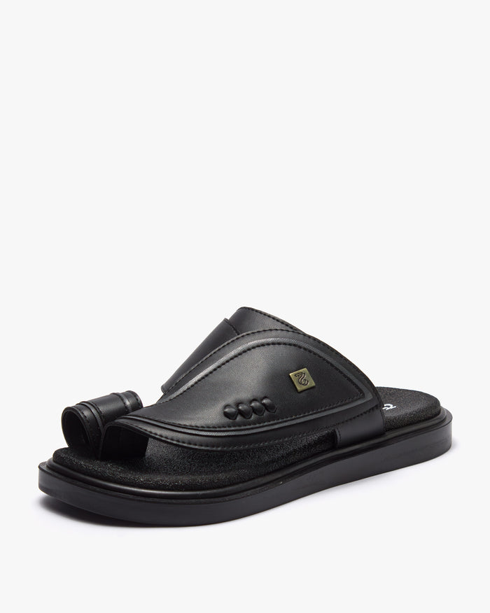 نعال شرقي عصري أنيق (أسود)