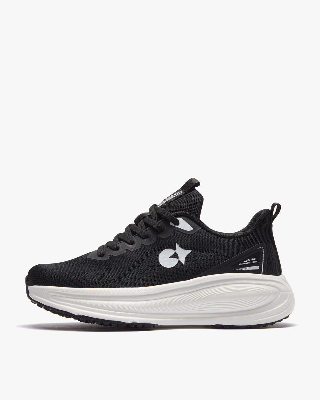 حذاء الأداء الرياضي المتكامل (أسود&أبيض)