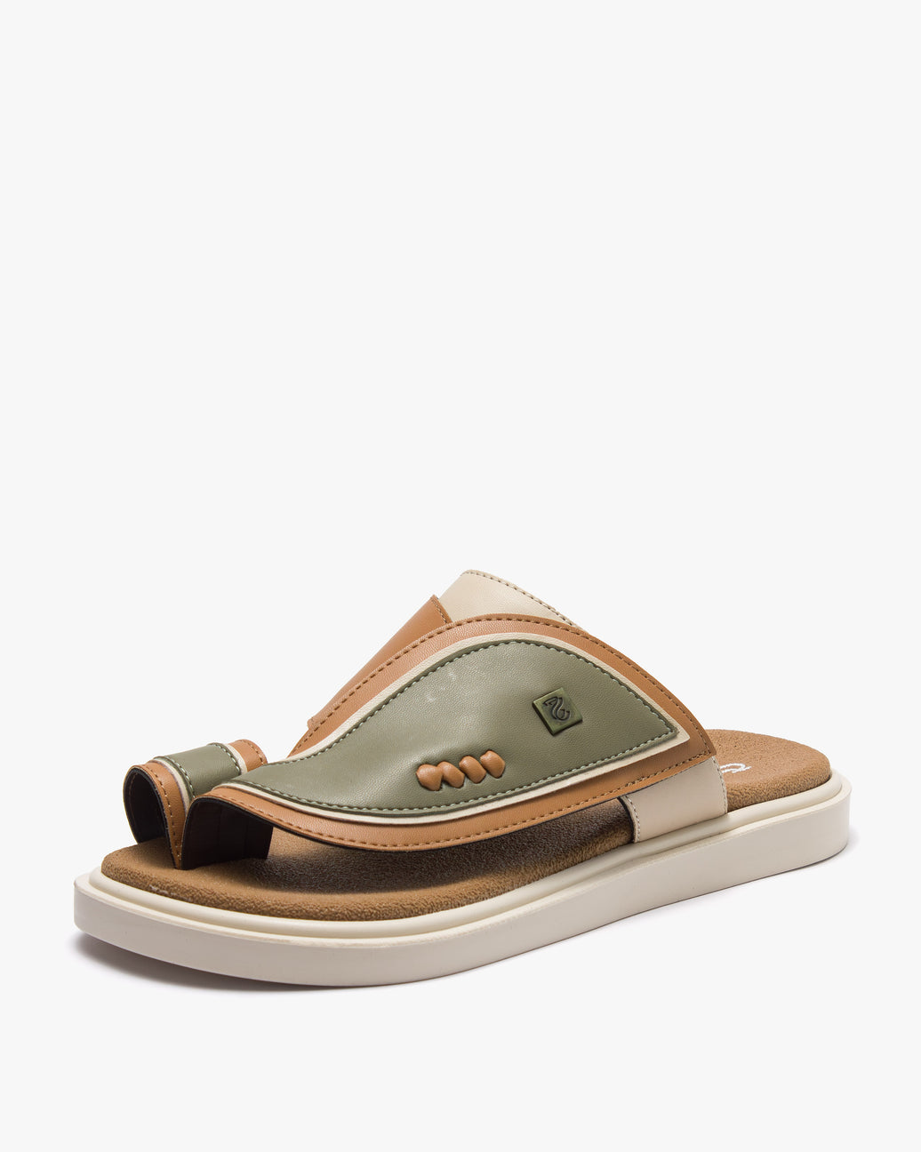 نعال شرقي عصري أنيق (زيتي&جملي)