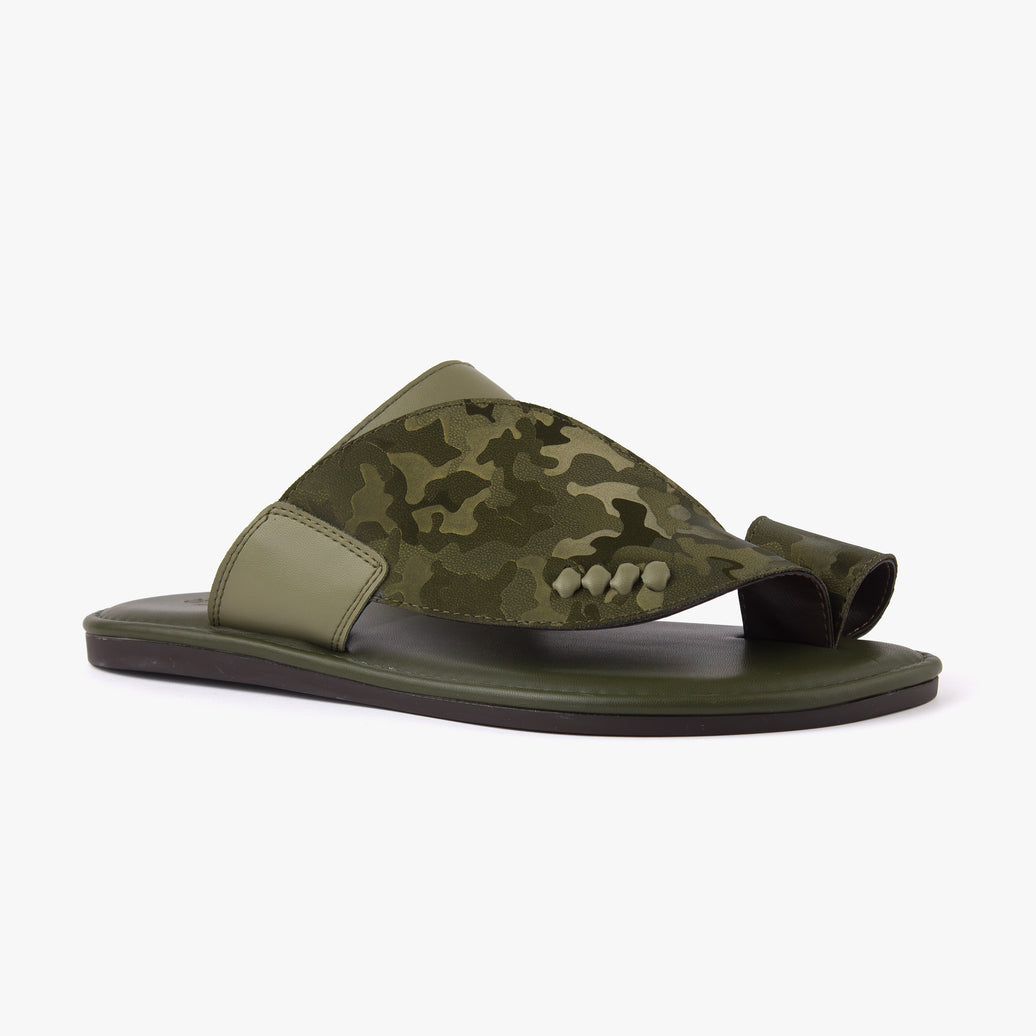 حذاء شرقي تركي تمويهي (زيتي)