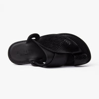 حذاء شرقي تركي شكل جلد الثعبان (أسود)