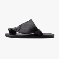 حذاء شرقي تركي شكل جلد الثعبان (أسود)