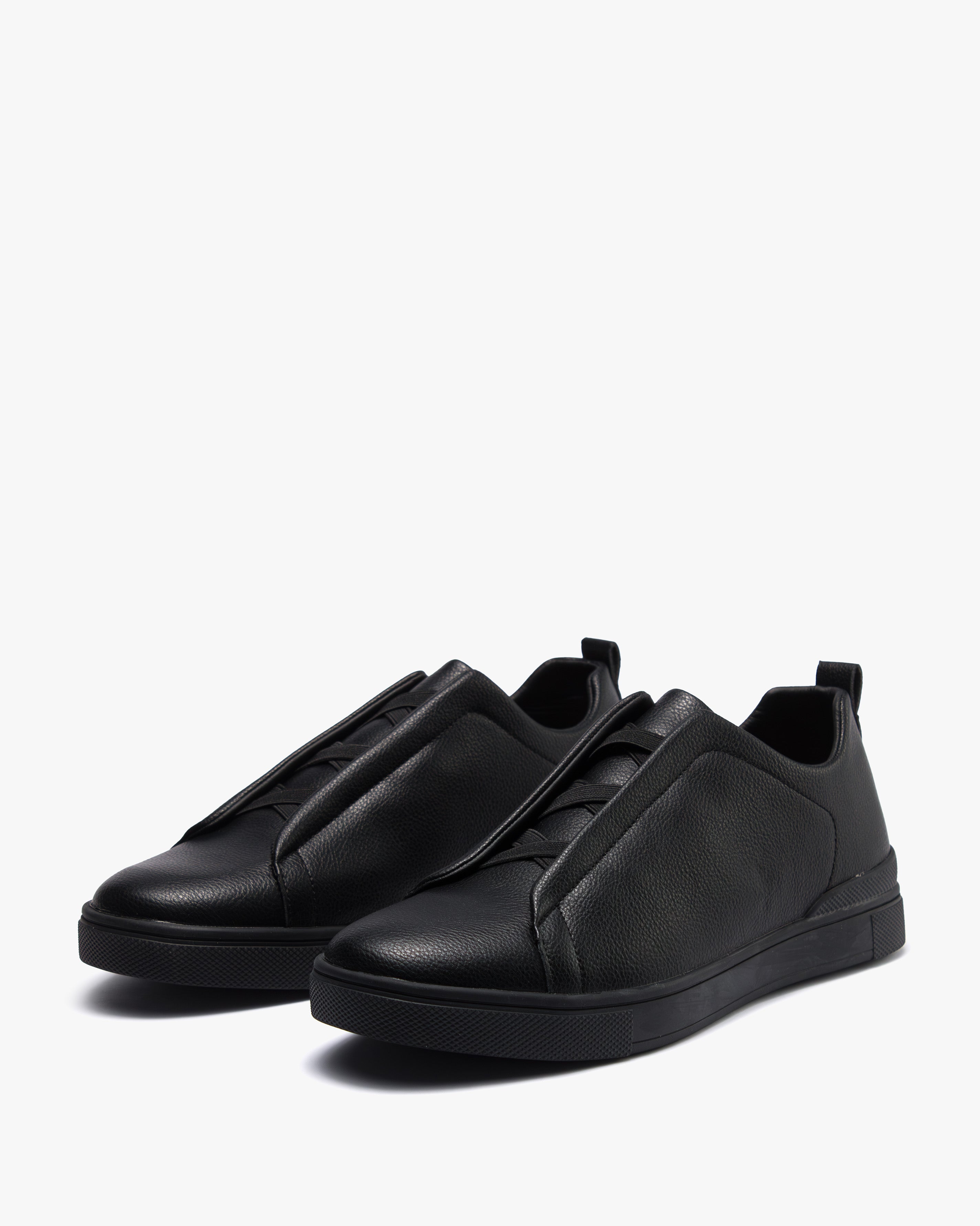 حذاء كاجوال رجالي جلد فاخر(أسود)