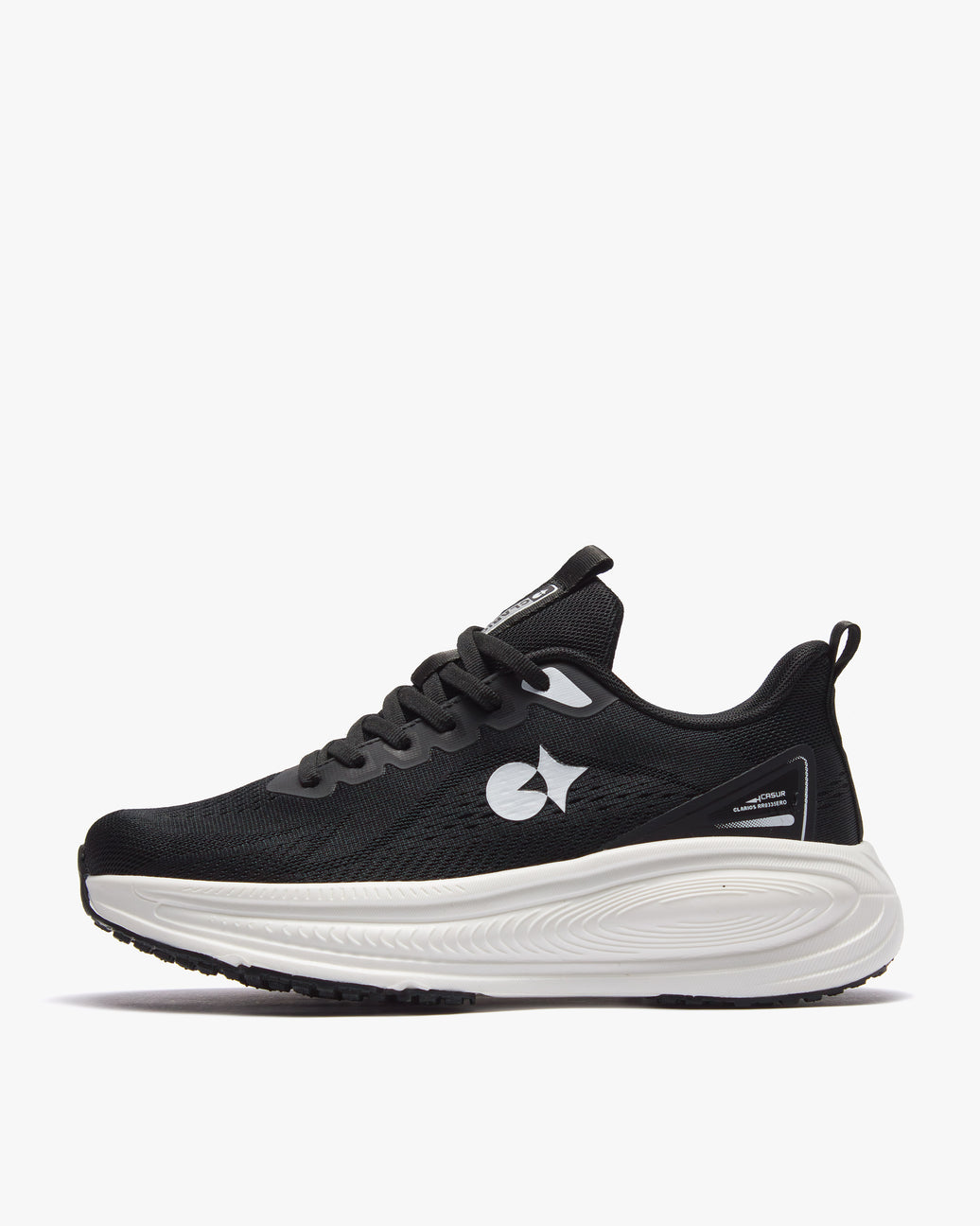 حذاء الأداء الرياضي المتكامل (أسود&أبيض)