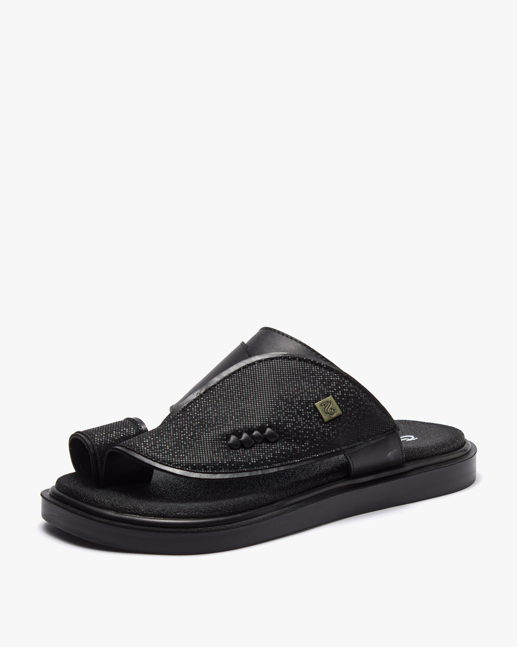 نعال شرقي عصري منقط نجوم (أسود)