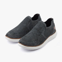 حذاء رياضي رجالي سهل الارتداء (رصاصي غامق)