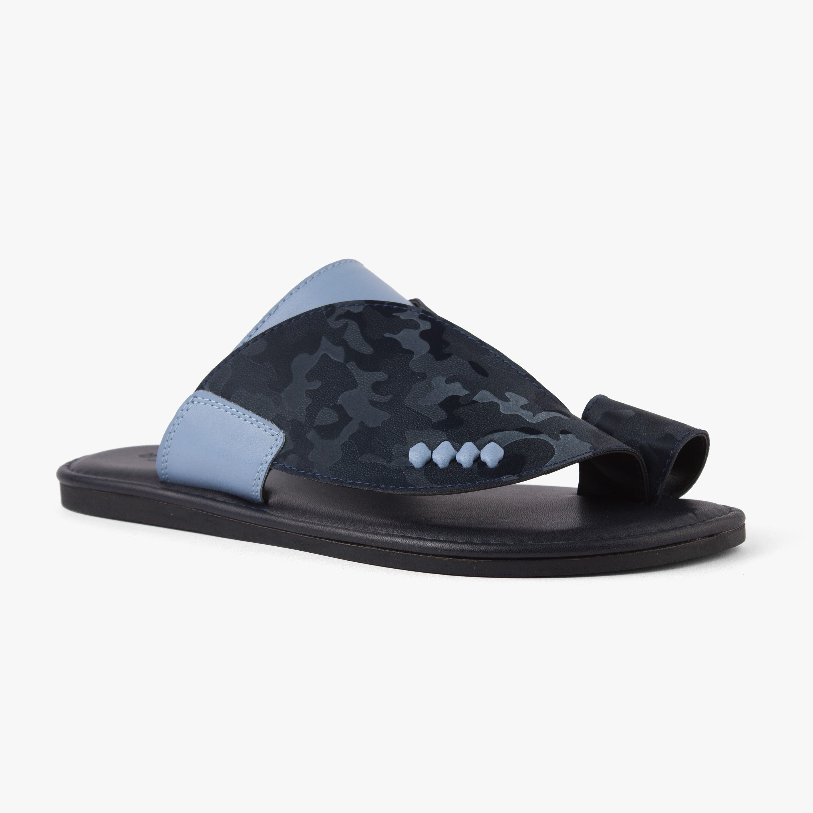 حذاء شرقي تركي تمويهي (كحلي&سماوي)