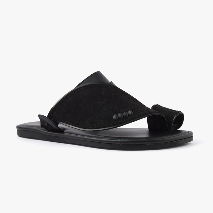 حذاء شرقي تركي جلد (أسود)