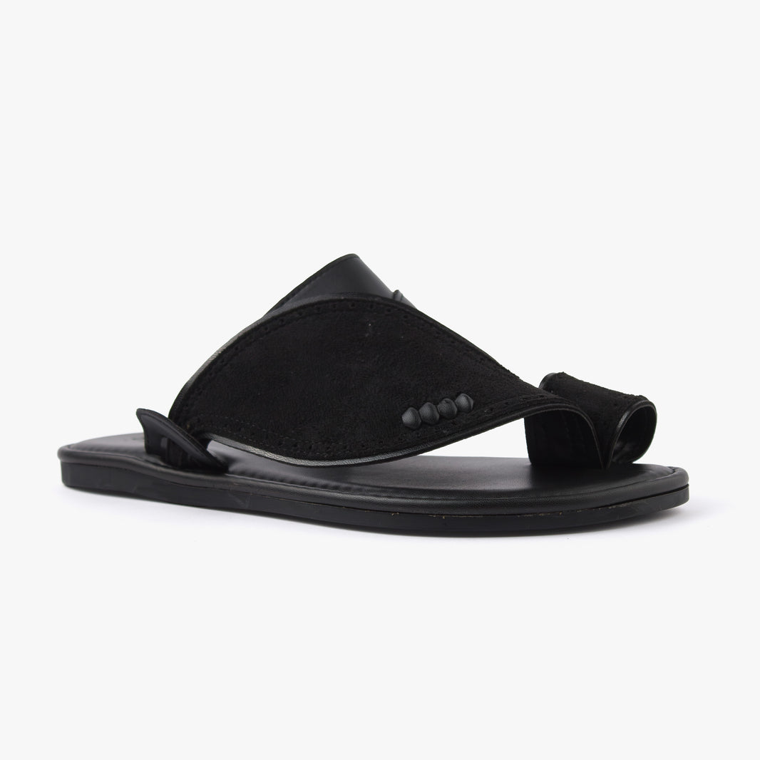 حذاء شرقي تركي جلد (أسود)