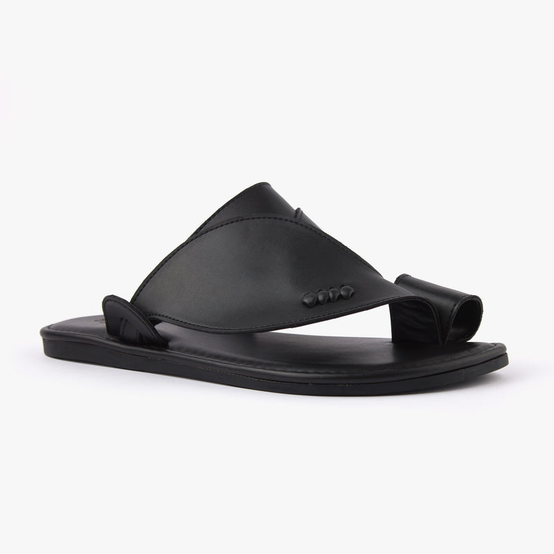 حذاء شرقي تركي راقي (أسود)