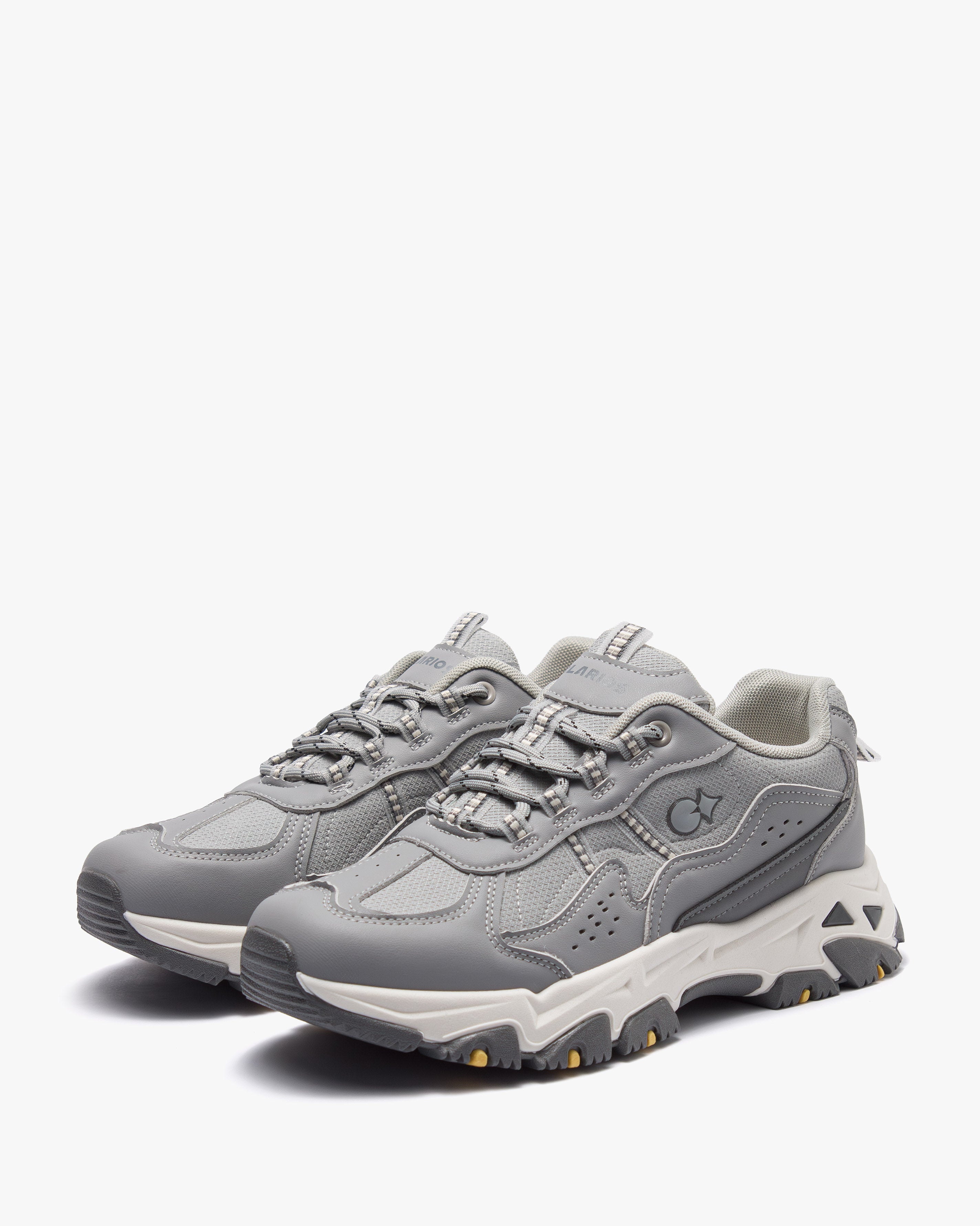 حذاء كاجوال رياضي بتصميم عصري (رصاصي)