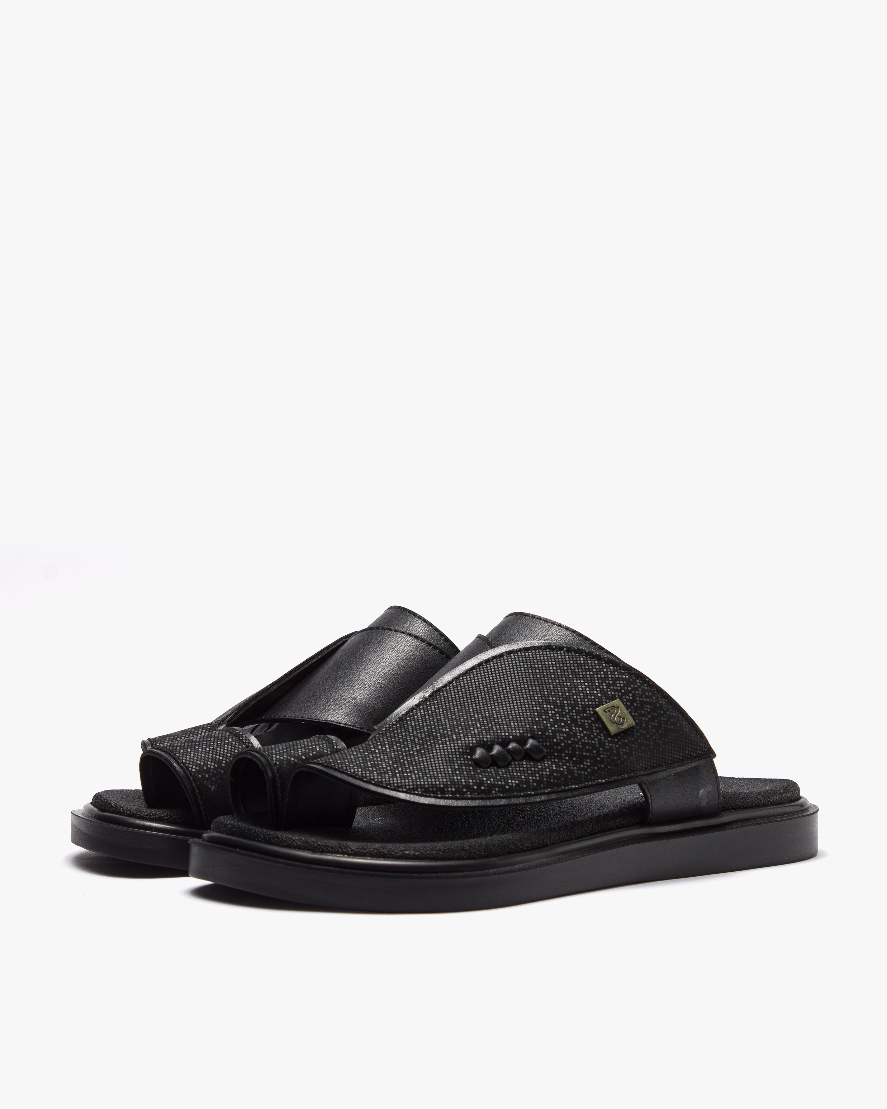 نعال شرقي عصري منقط نجوم (أسود)