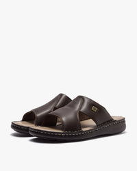 نعال طبي خياطة يدوية (بني&بيج)