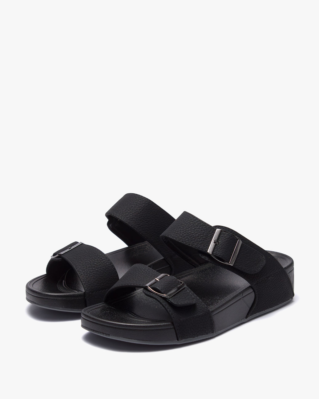 نعال رجالي بإبزيم (أسود)