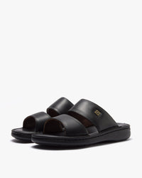 نعال طبي خياطة يدوية (أسود)