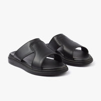 حذاء تركي طبي اصبع مفتوح ( أسود )