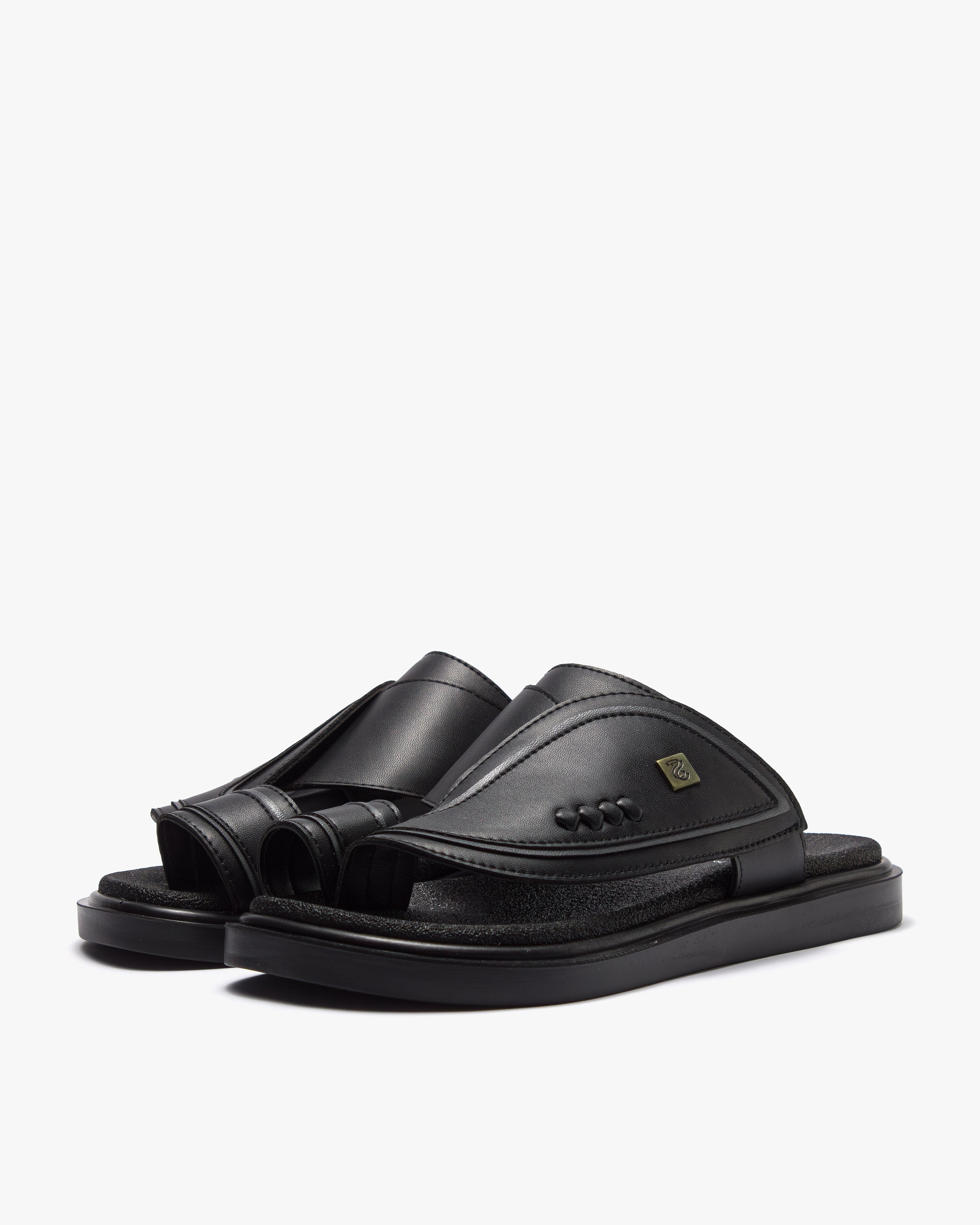 نعال شرقي عصري أنيق (أسود)