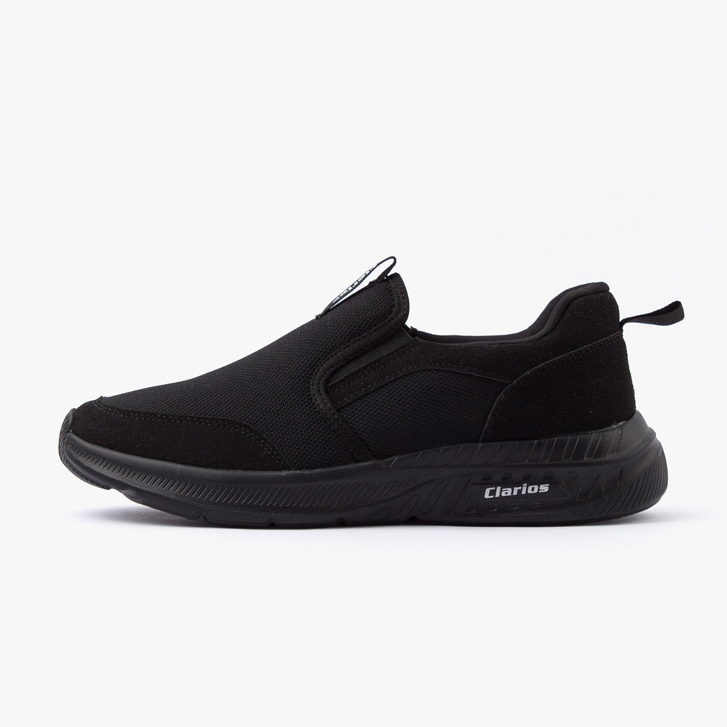 حذاء رياضي رجالي سهل الارتداء (أسود)