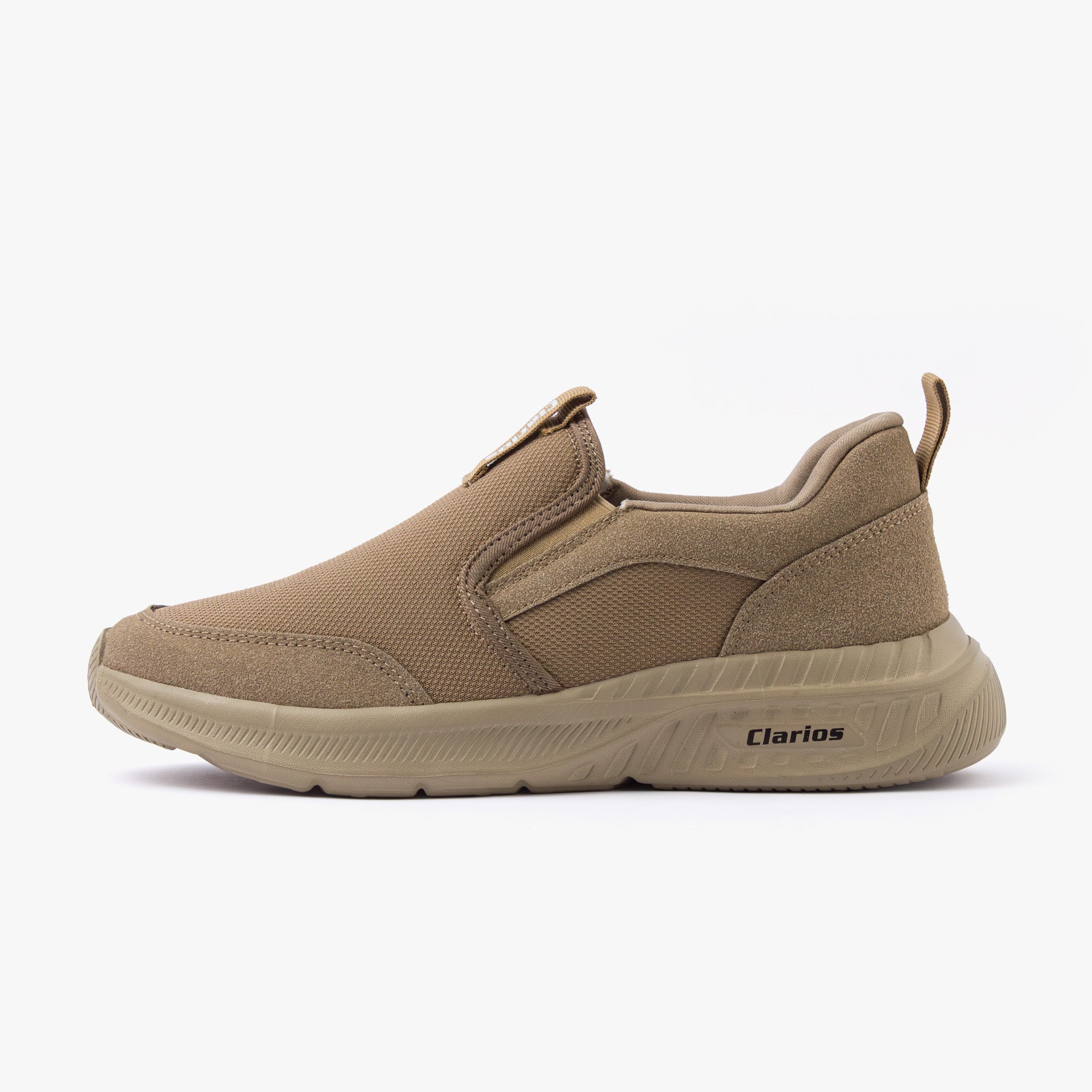 حذاء رياضي رجالي سهل الارتداء (بيج)