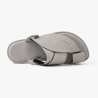 حذاء شرقي تركي شكل جلد الثعبان (رصاصي)