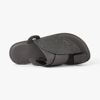 حذاء شرقي تركي شكل جلد التمساح (رصاصي)