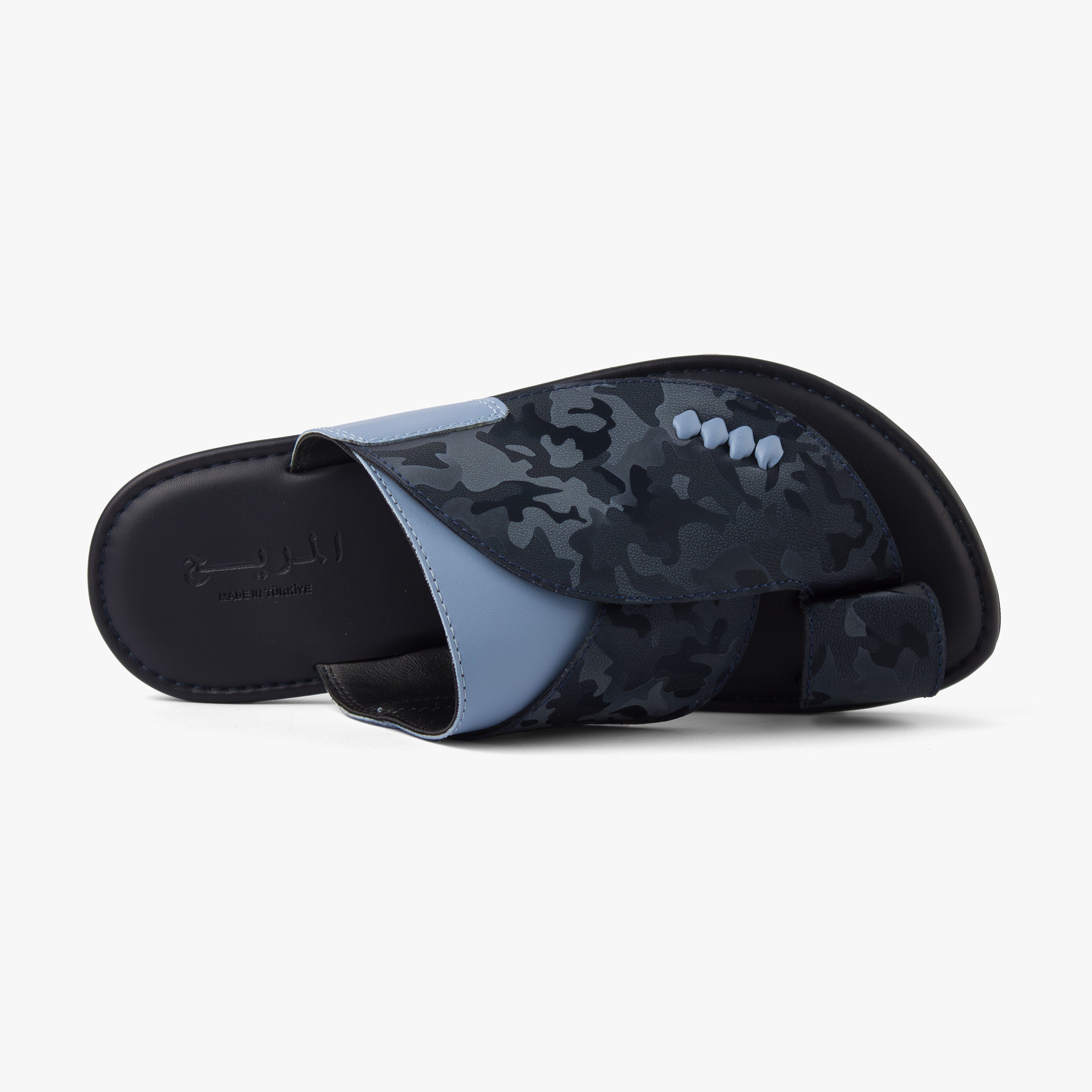 حذاء شرقي تركي تمويهي (كحلي&سماوي)