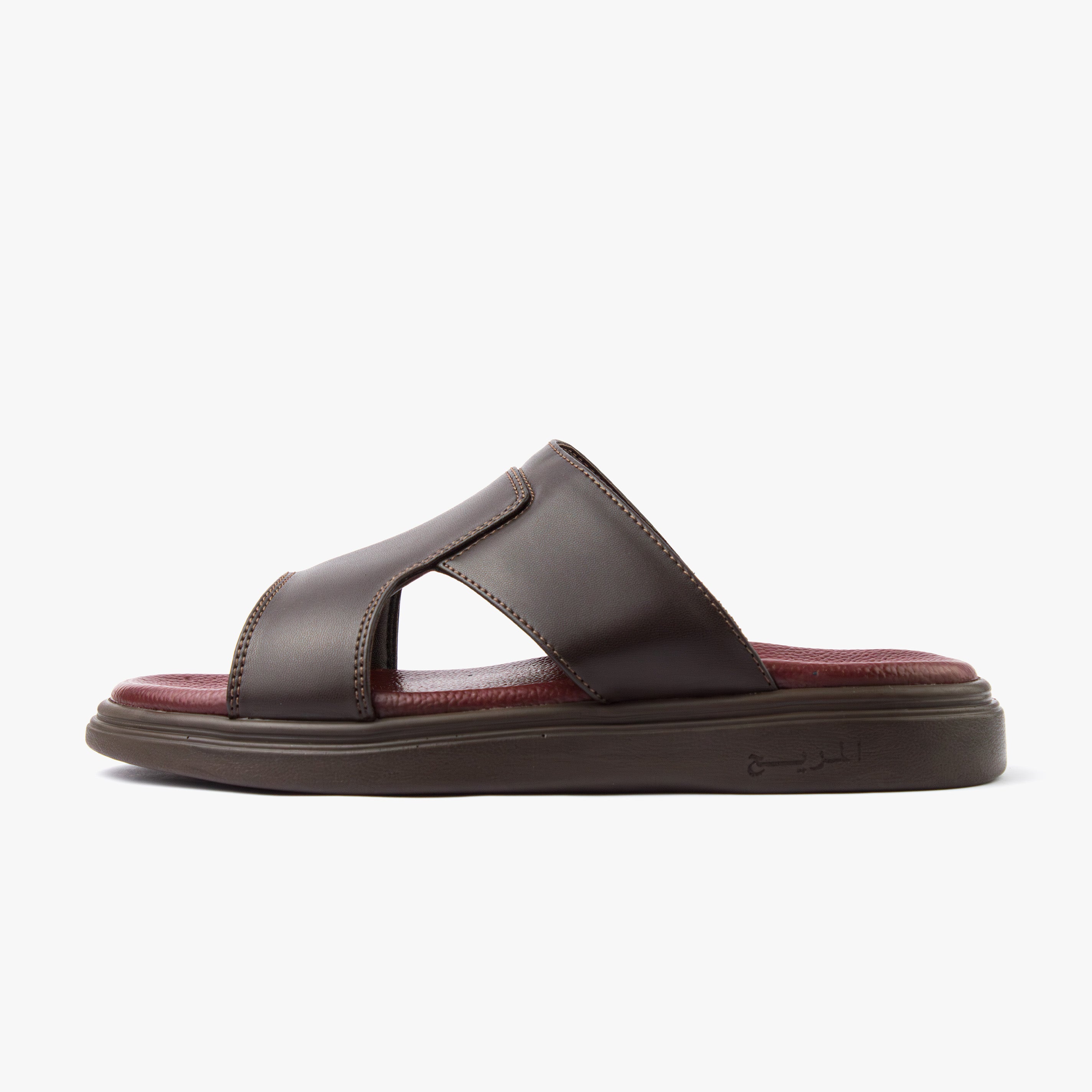 حذاء تركي طبي اصبع مفتوح ( بني )