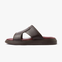 حذاء تركي طبي اصبع مفتوح ( بني )