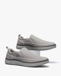 حذاء كاجوال رجالي سليب أون (رصاصي)