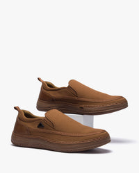 حذاء كاجوال رجالي سليب أون (بني)