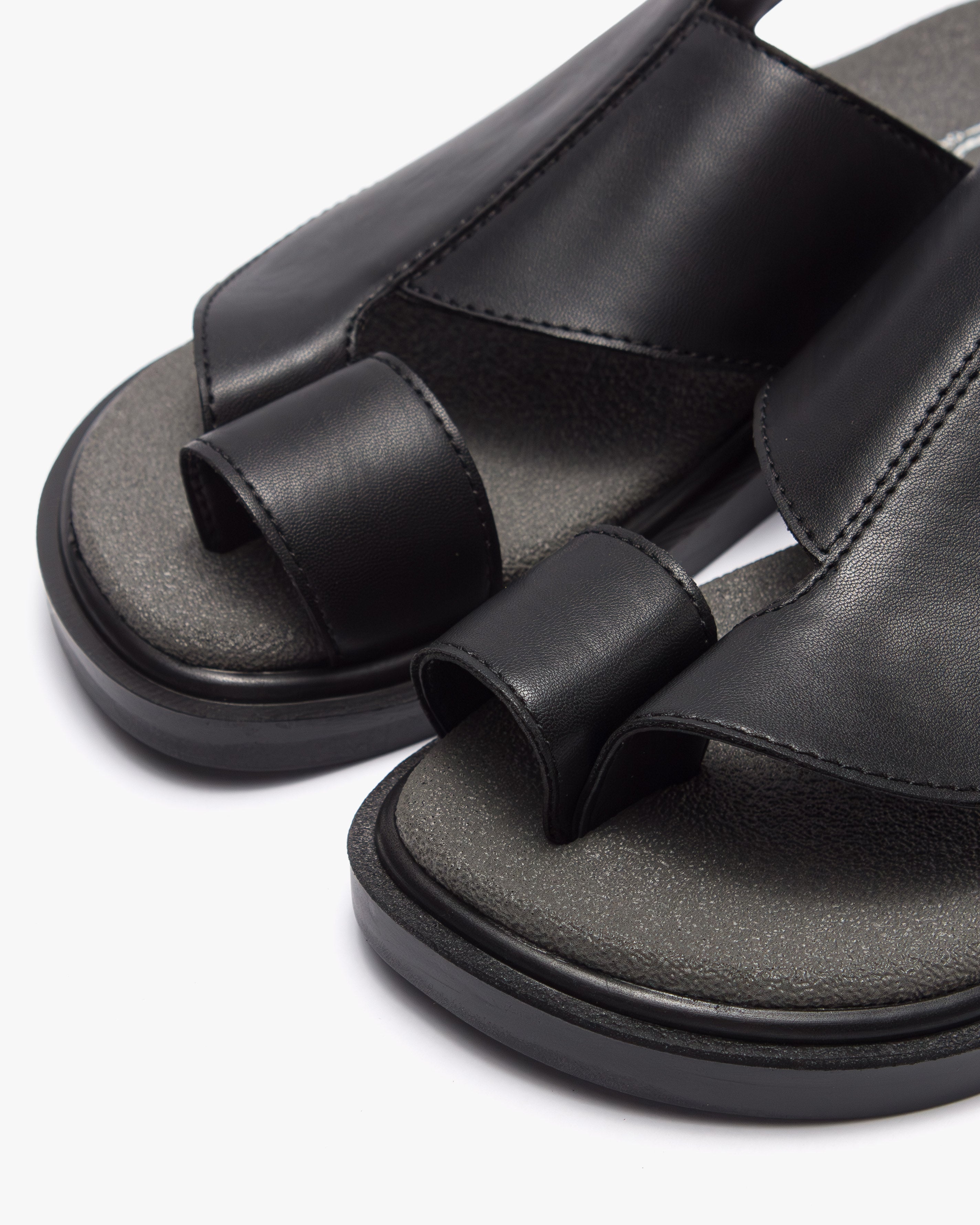 نعال شرقي عصري راقي (أسود&رصاصي)