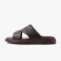 حذاء تركي طبي اصبع مفتوح ( بني )