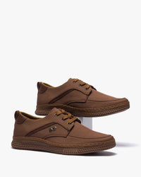 حذاء كاجوال رجالي بربطة (بني)