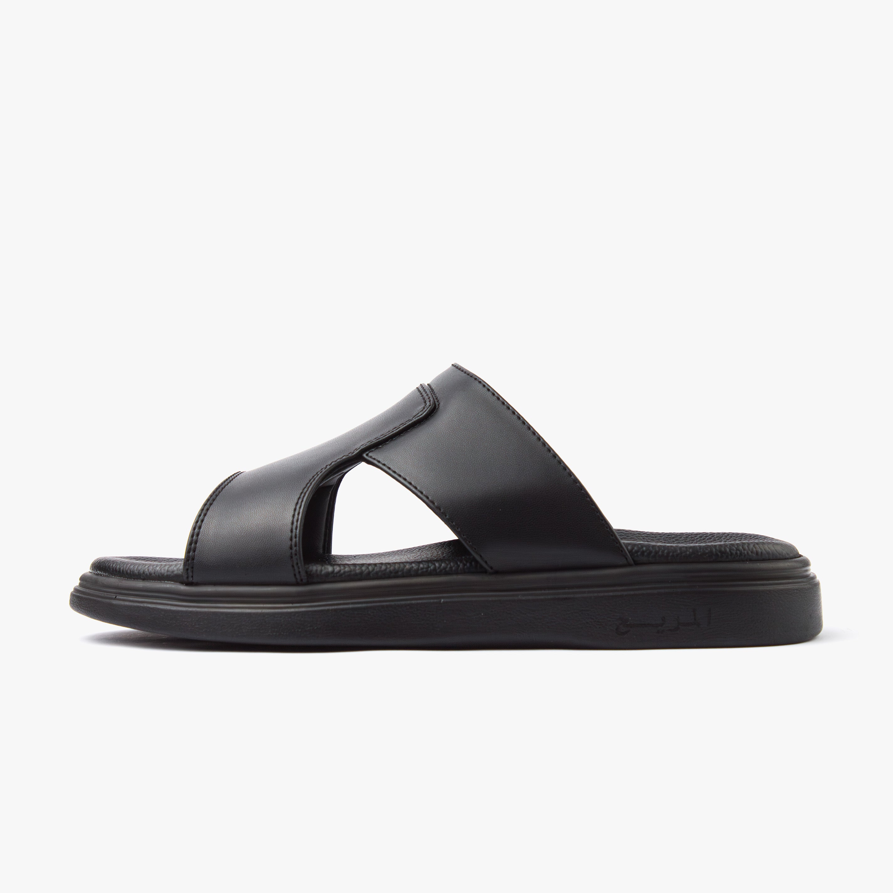 حذاء تركي طبي اصبع مفتوح ( أسود )