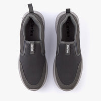 حذاء رياضي رجالي سهل الارتداء (رصاصي)