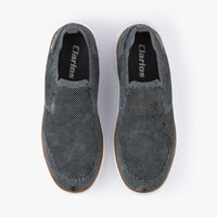 حذاء رياضي رجالي سهل الارتداء (رصاصي غامق)