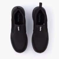 حذاء رياضي رجالي سهل الارتداء (أسود)