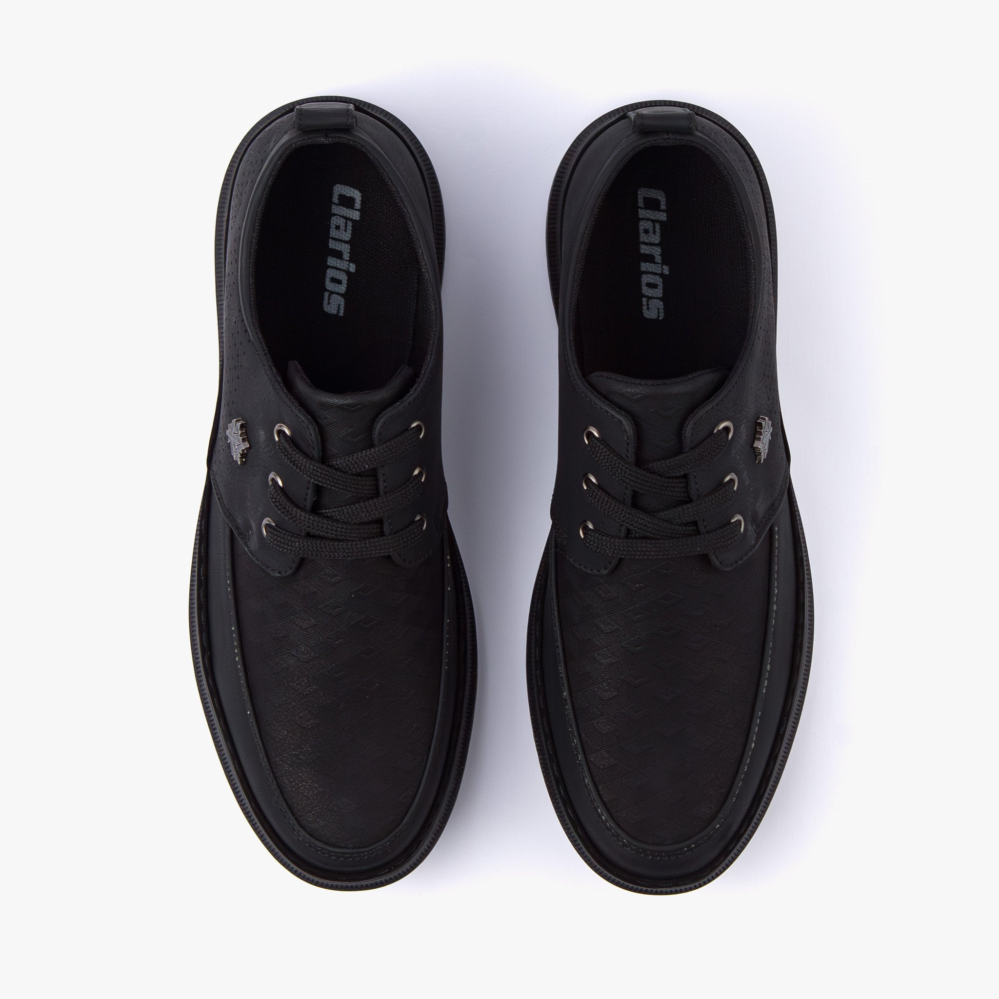 حذاء كاجوال رجالي بربطة (أسود)