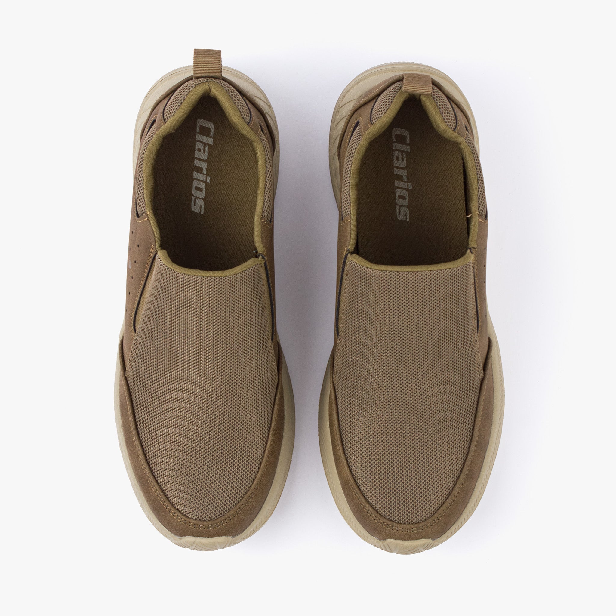 حذاء رياضي رجالي سهل الارتداء (بني)