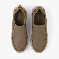 حذاء رياضي رجالي سهل الارتداء (بني)