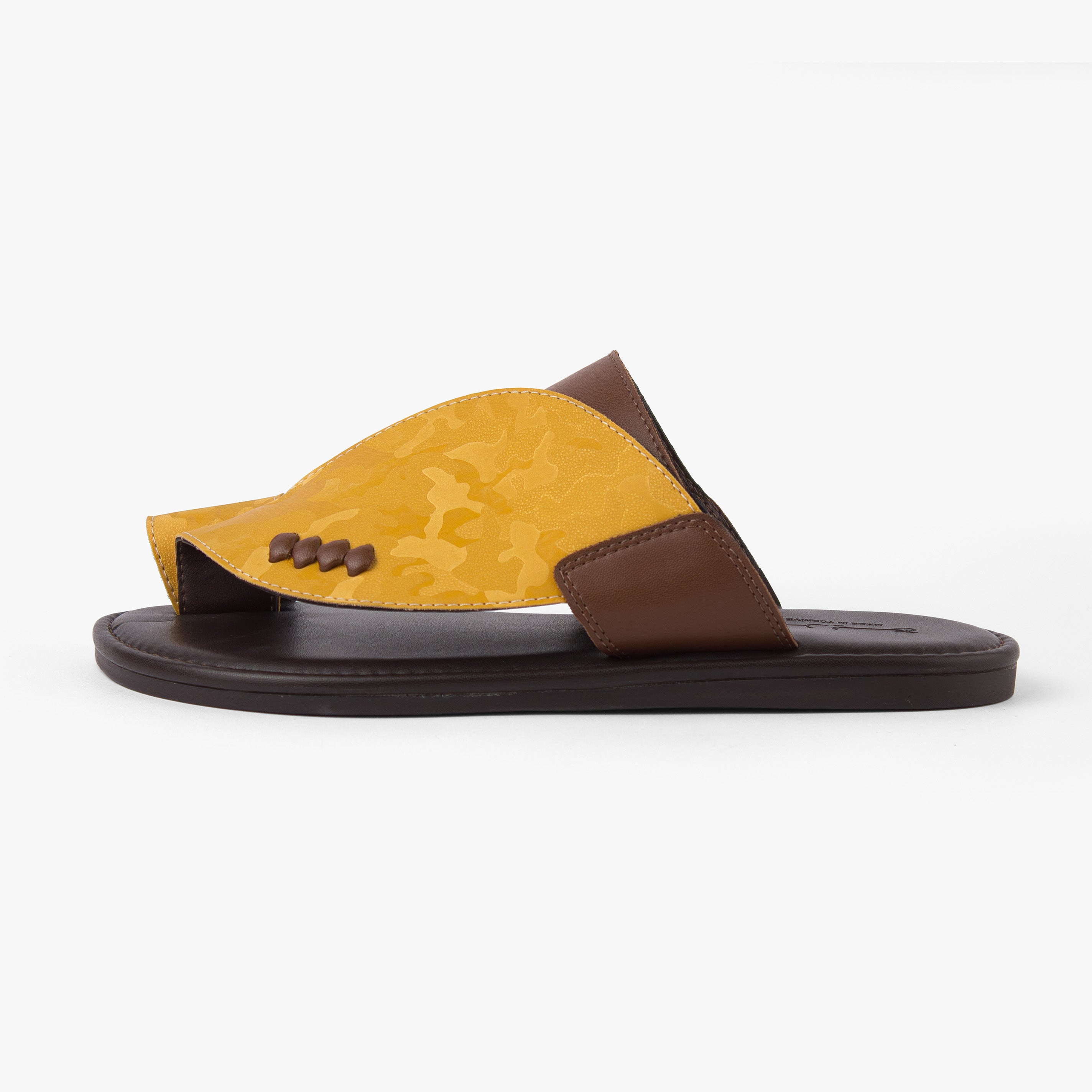 حذاء شرقي تركي تمويهي (أصفر&بني)