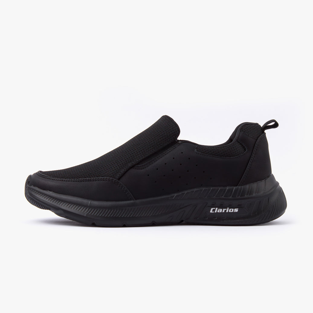 حذاء رياضي رجالي سهل الارتداء (أسود)