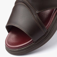 حذاء ترمي طبي اصبع مفتوح ( بني )