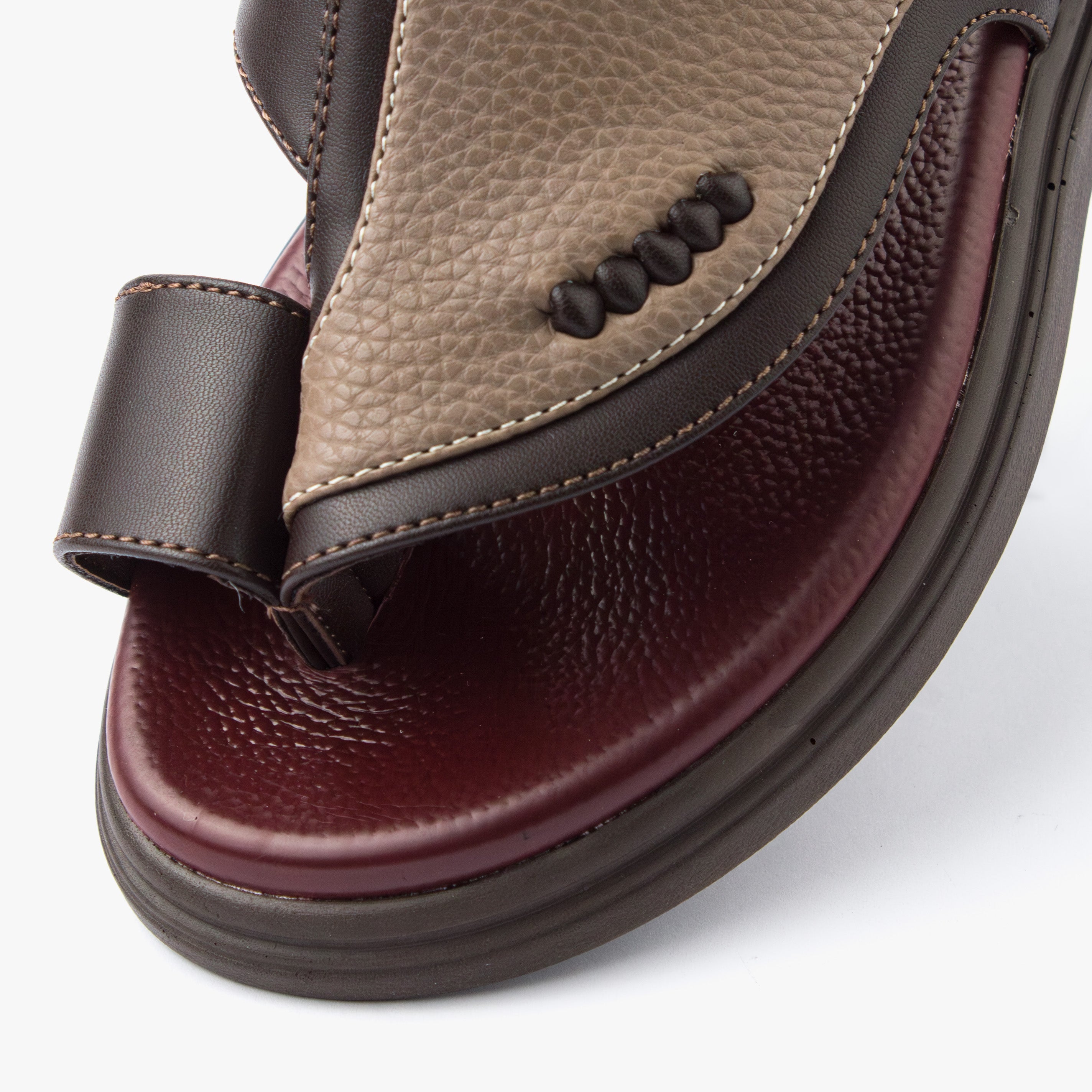 حذاء شرقي تركي طبي ( بني & بيج )