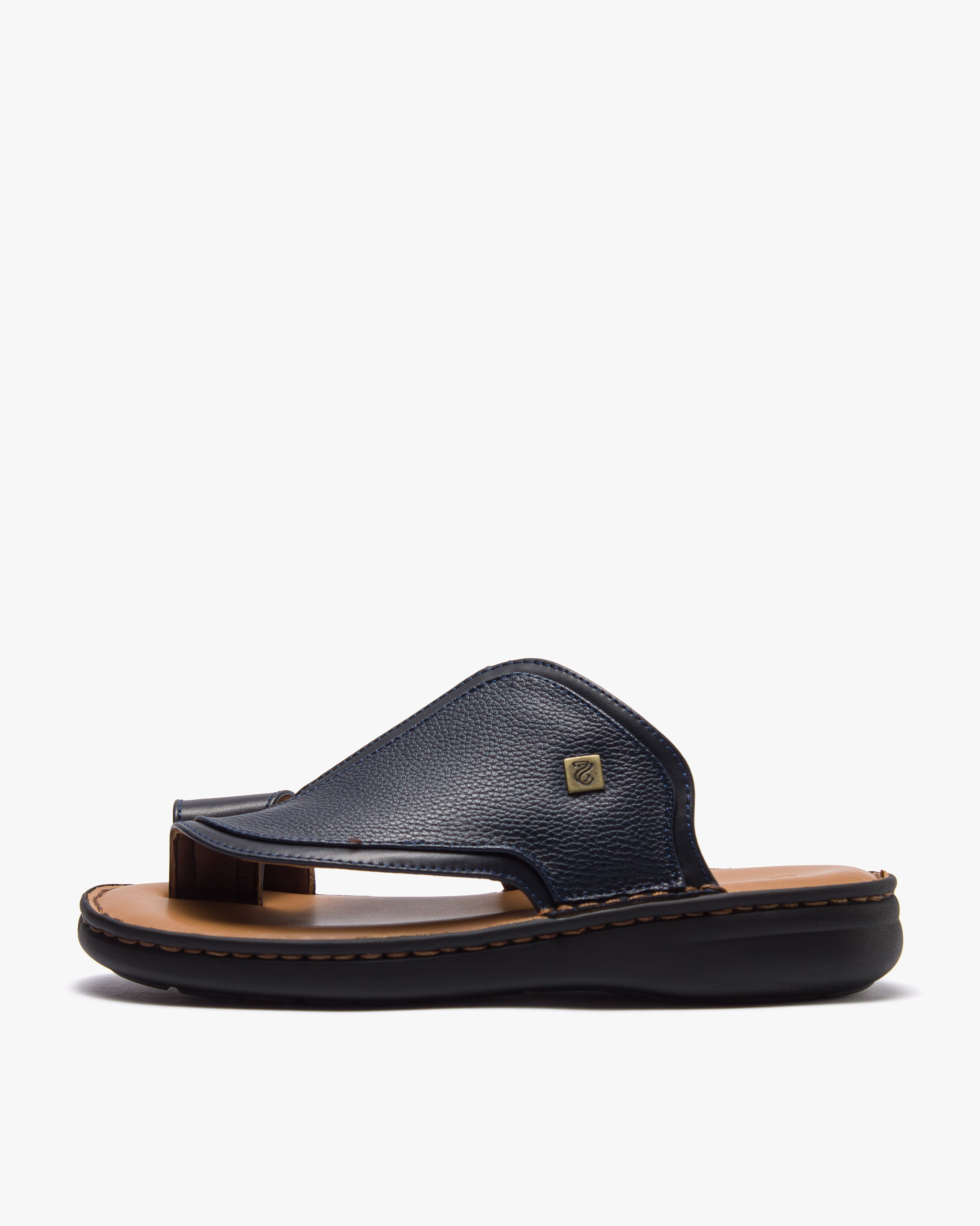 حذاء شرقي طبي خياطة يدوية (كحلي&جملي)