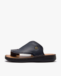 حذاء شرقي طبي خياطة يدوية (كحلي&جملي)