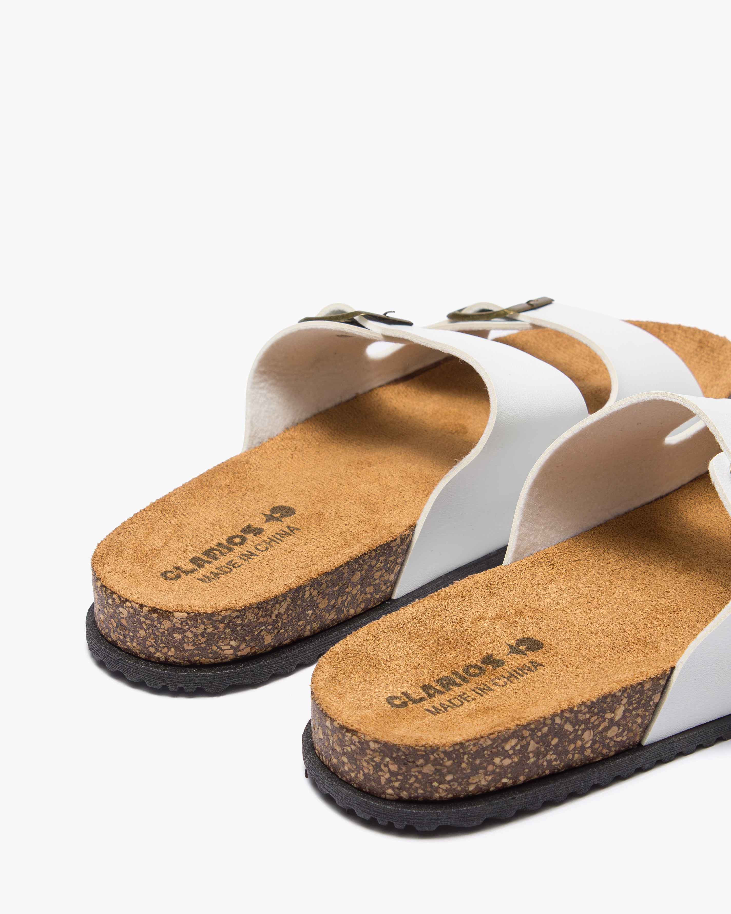 صندل رجالي سهل الإرتداء (أبيض)