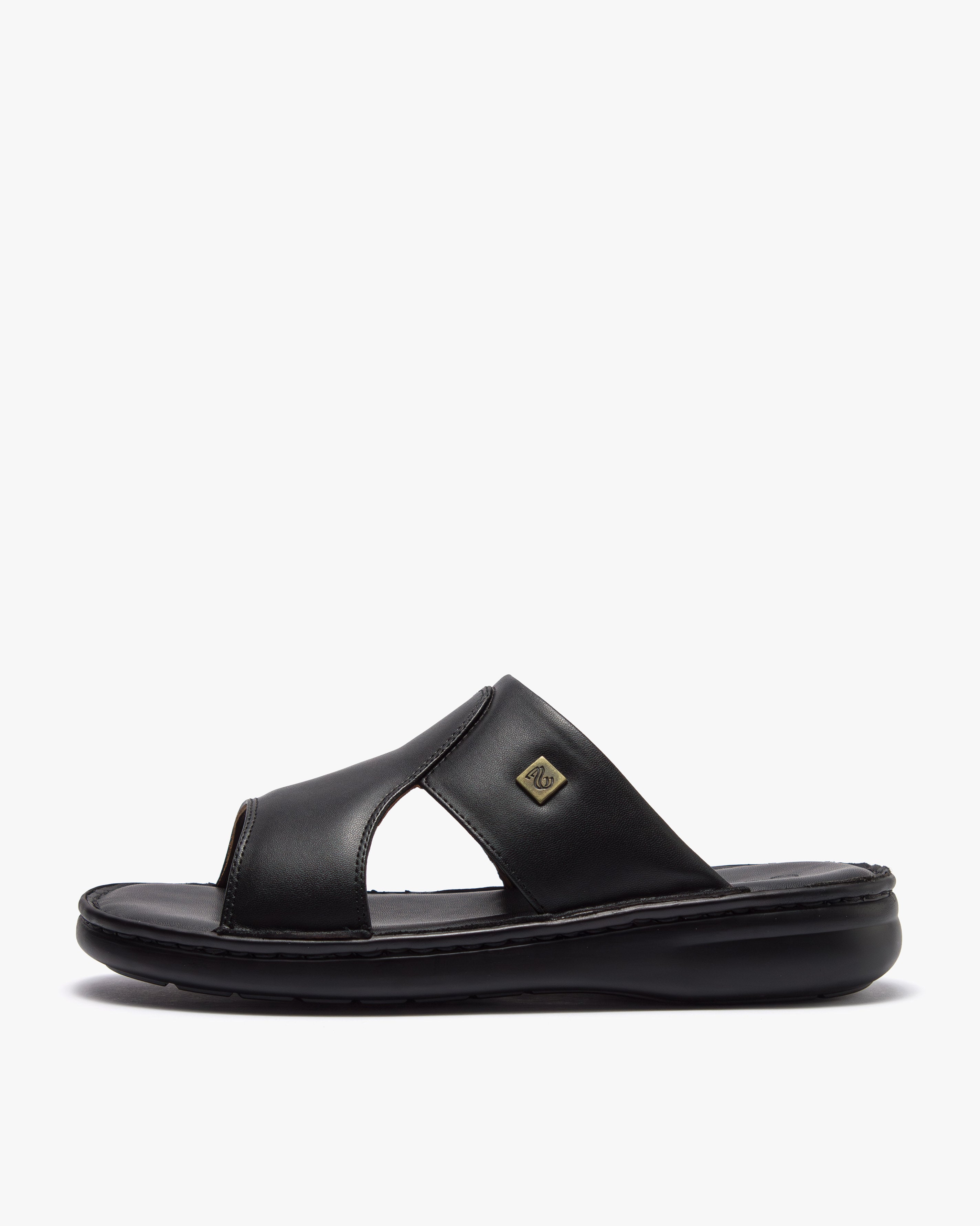 نعال طبي خياطة يدوية (أسود)